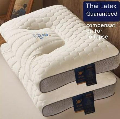 Natural Memory Cervical Protection And Sleep Aid Latex Pillow - Natural Sleep