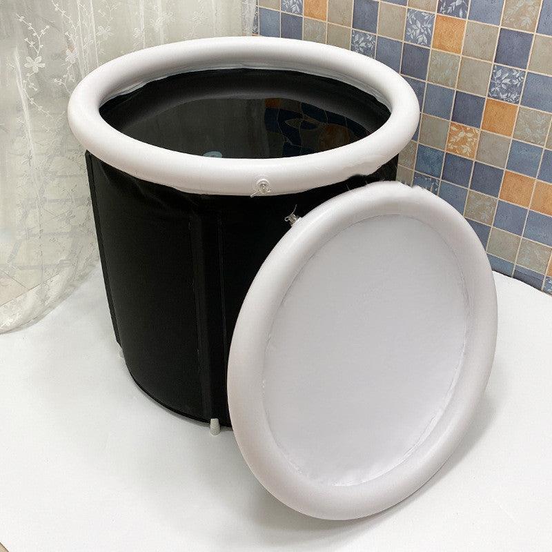 Portable Ice Baths Inflatable Air Ring PVC Bath Bath Household Bath Tub Holder Foldable Bath Tub For Recovery Therapy Outdoor - Natural Sleep