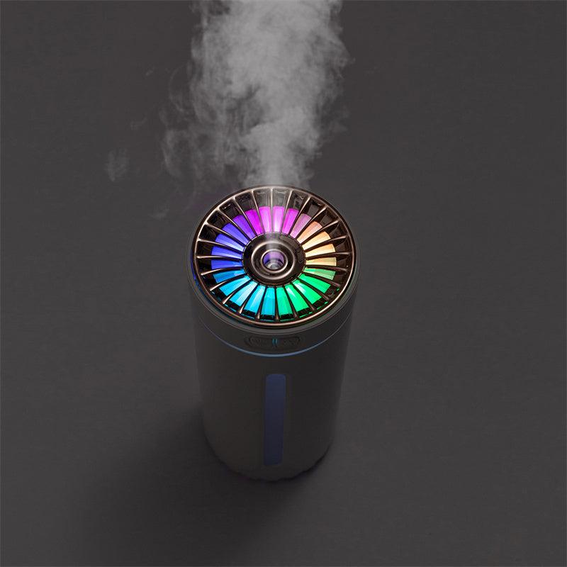 Wireless Air Humidifier Colorful Lights Mute Ultrasonic USB Fogger Diffuser Purifier 800mAh Rechargeabl Cool Mist Maker For Car - Natural Sleep