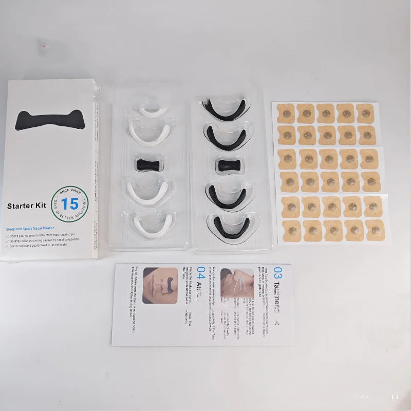 Magnetic Nasal Dilators Starter Kit - Anti-Snoring Sleep Aid - Natural Sleep