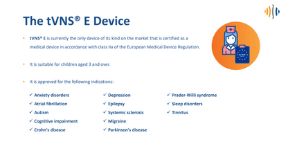 tVNS® E Vagus Nerve Stimulator - Medical Device