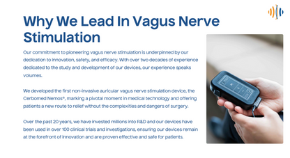 tVNS® E Vagus Nerve Stimulator - Medical Device