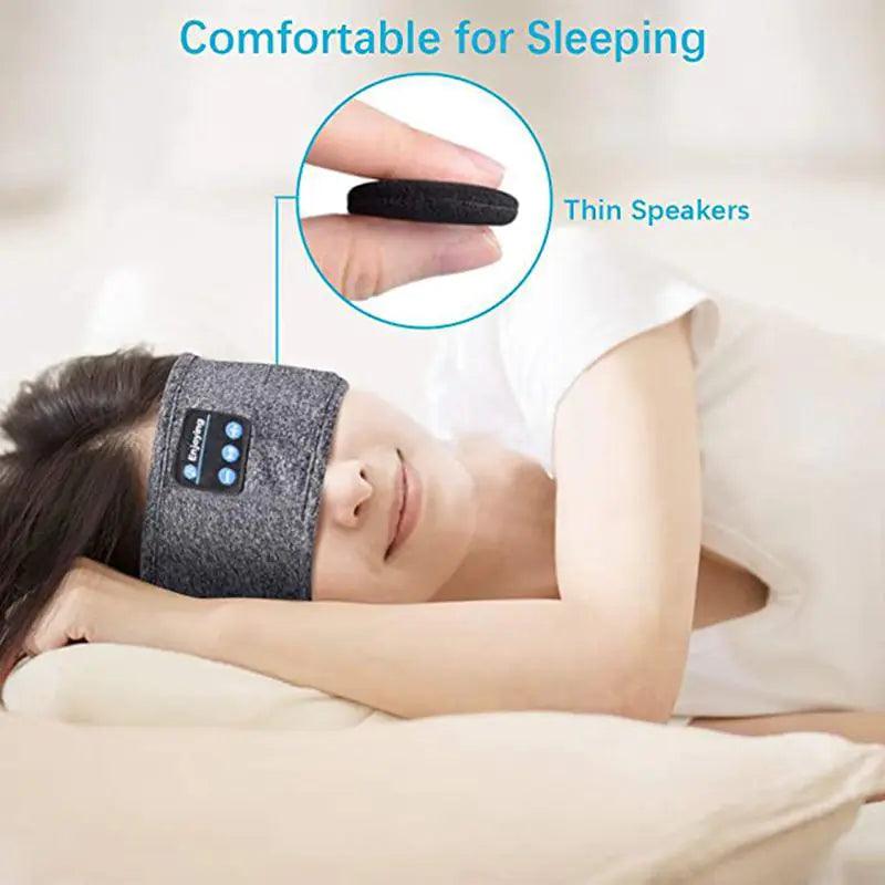 Sleep Headband Headphones with White Noise and Ultra-Thin HD Stereo Speakers - Natural Sleep